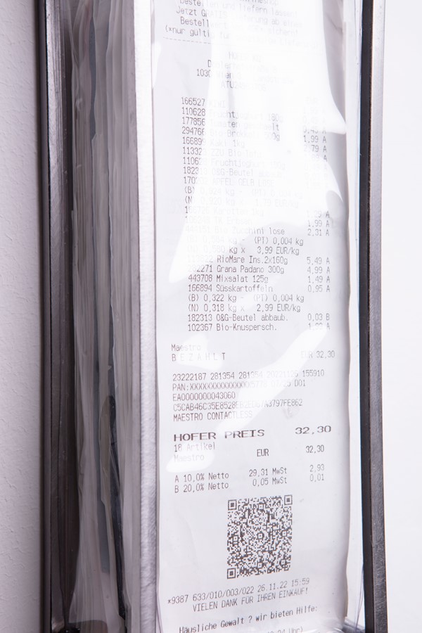 Progetti Receipts time